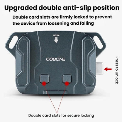 COBONE XQC-1 Camera Shoulder Strap Quick-Mount Clip Base Universal DSLR Tripod Head Adapter Base