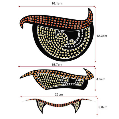 Demon Eye Car LED Display Retrofit Ambient Light, XL-15, XL-16, XL-17, XL-18, XL-19