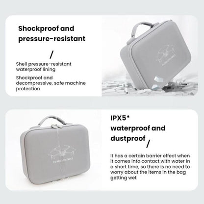 WOKEMA Pressure-Resistant Waterproof Portable Storage Bag, For DJI  Mini 2/ 2 SE, For DJI  Mini 3 / 3 Pro Without Screen, For DJI  Mini 3 / 3 Pro With Screen, For DJI  Mini 4 Pro Without Screen, For DJI  Mini 4 Pro With Screen