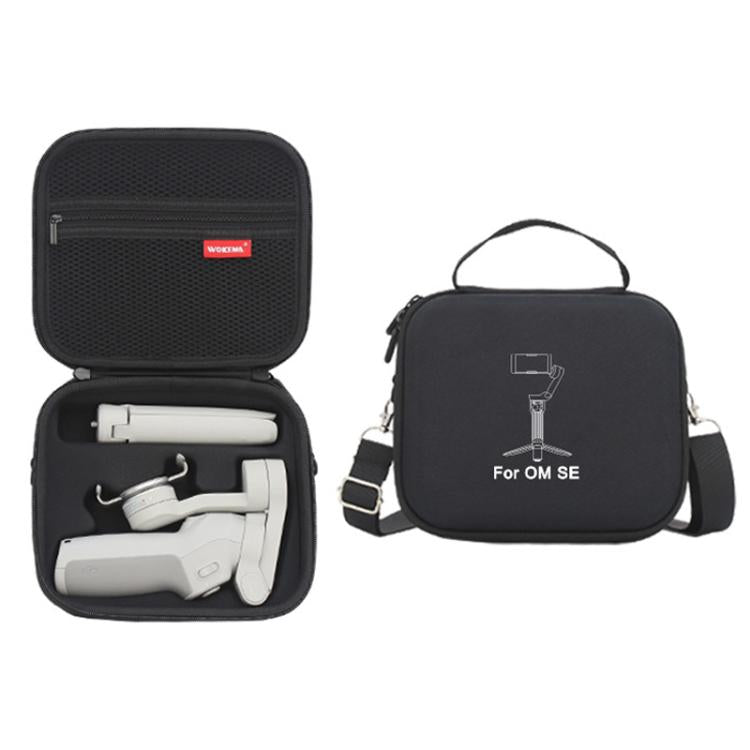 WOKEMA Handheld Gimbal Stabilizer Storage Bag, For DJI OSMO Mobile 4 / SE PU Leather, For DJI OSMO Mobile 4 / SE PU Black, For DJI OSMO Mobile 6 PU Leather, For DJI OSMO Mobile 6 PU Black
