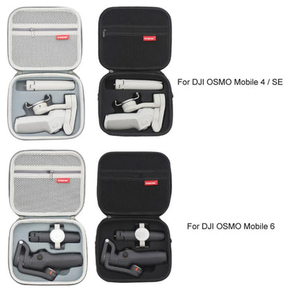 WOKEMA Handheld Gimbal Stabilizer Storage Bag, For DJI OSMO Mobile 4 / SE PU Leather, For DJI OSMO Mobile 4 / SE PU Black, For DJI OSMO Mobile 6 PU Leather, For DJI OSMO Mobile 6 PU Black