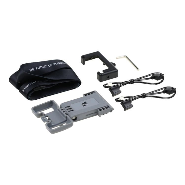 YX Adjustable Tablet Holder For DJI RC-N Remote Controller, Gray, Black, 8pin+USB-C Cable Set  Gray, 8pin+USB-C Cable Set  Black, 8-Pin Cable Set Gray, USB-C Cable Set Gray