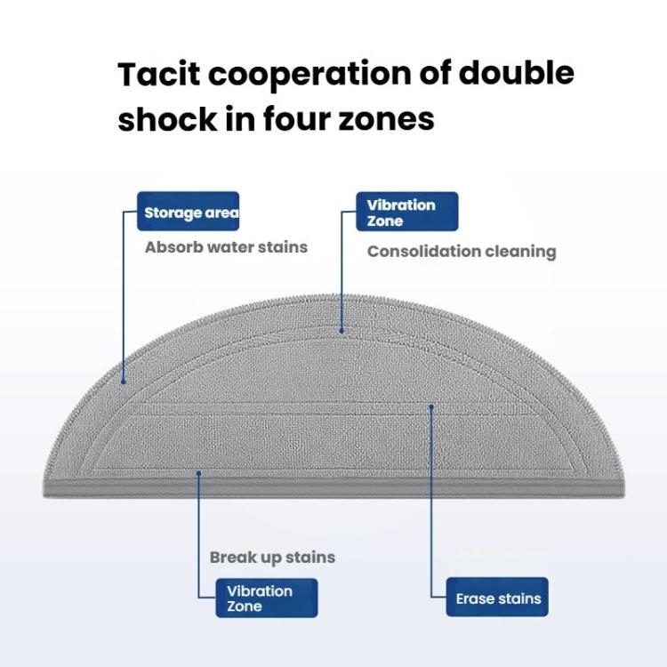For Roborock G30/Saros 10 Replacement Mop Pads Robot Vacuum Accessories