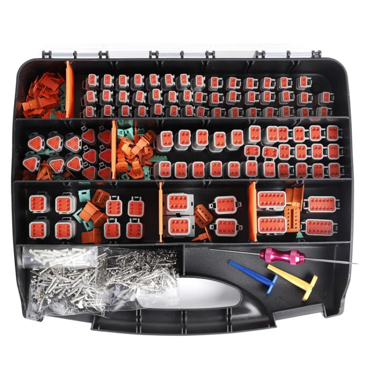 603pcs /Set DT Connector Kit with 2/3/4/6/8/12 Pin DT Connectors and Extraction Tools, 603pcs /Set
