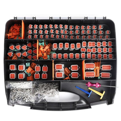 603pcs /Set DT Connector Kit with 2/3/4/6/8/12 Pin DT Connectors and Extraction Tools, 603pcs /Set