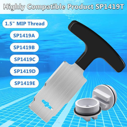 Pool Plug Removal Tool for Hayward, Black