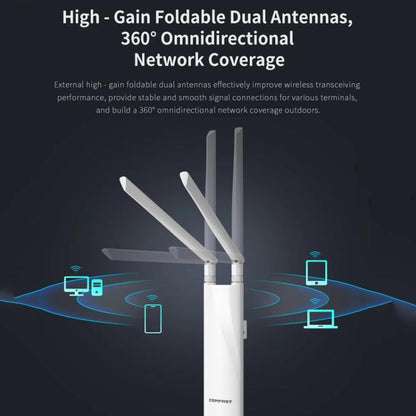 COMFAST CF-EW82 1300Mbps Dual-Band Outdoor Wireless Access Point With Gigabit Ethernet, EU Plug, US Plug, UK Plug, AU Plug