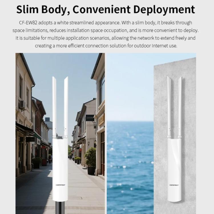 COMFAST CF-EW82 1300Mbps Dual-Band Outdoor Wireless Access Point With Gigabit Ethernet, EU Plug, US Plug, UK Plug, AU Plug