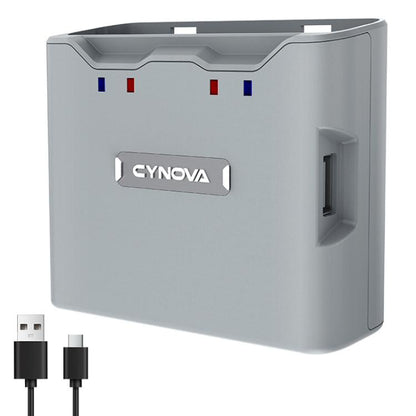 For DJI Mini 2 / 2 SE / 4K CYNOVA C-MN-201 Portable Dual-Way Charging Manager With USB-C Ports