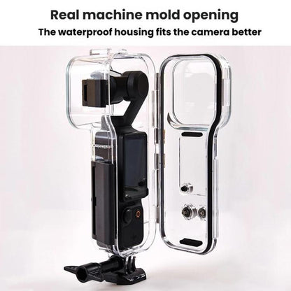 For DJI Osmo Pocket 3 HD Waterproof Case Camera Underwater Protective Cover, HD Waterproof Case