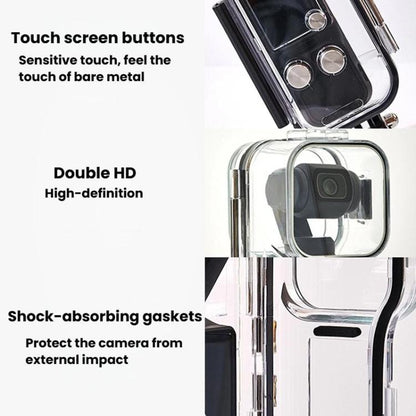 For DJI Osmo Pocket 3 HD Waterproof Case Camera Underwater Protective Cover, HD Waterproof Case