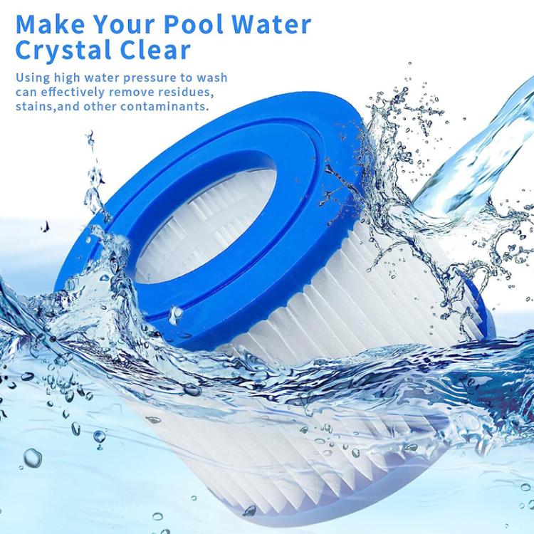 Pool Cleaner Filter Replacement Cartridge for Bestway, Lay-Z-Spa, Coleman, SaluSpa, and Intex, VI Cartridge