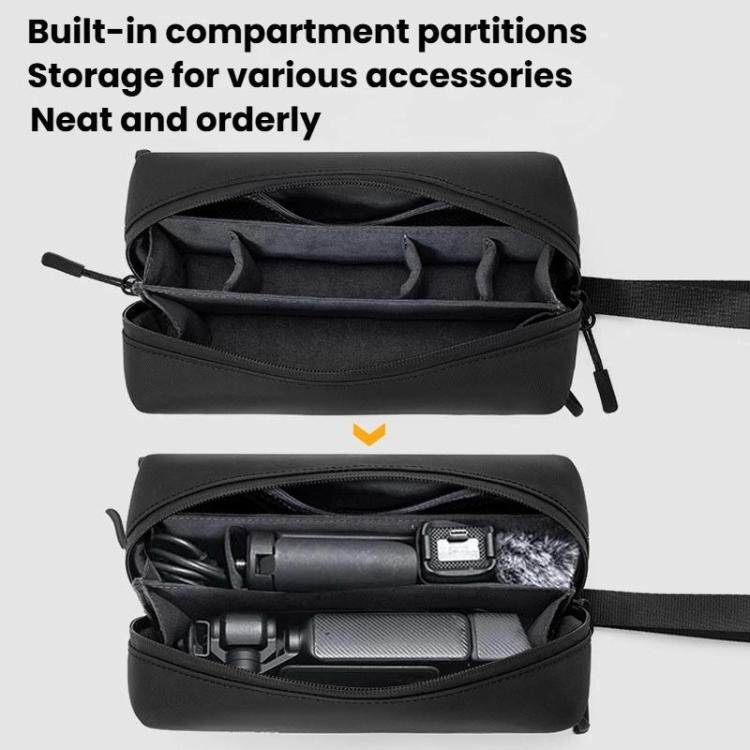 For DJI Osmo Pocket 3 Cwatcun D240 Small Storage Bag Crossbody Portable Waterproof Sports Camera Bag, D240