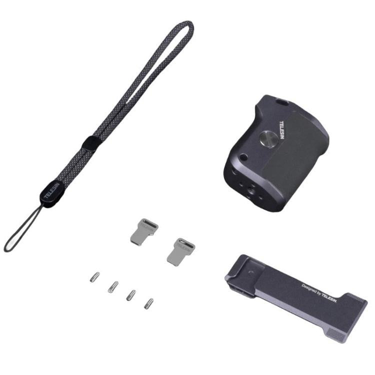 TELESIN Camera Grip Kit For GoPro HERO9 Black / HERO10 Black / HERO11 Black / HERO12 Black / HERO13 Black, Without Camera Cage, With Camera Cage