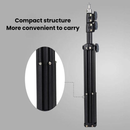 Multi-Functional Selfie Floor Photography Light Stand Live Streaming Fill Light Stand, 1.7m, 2.1m