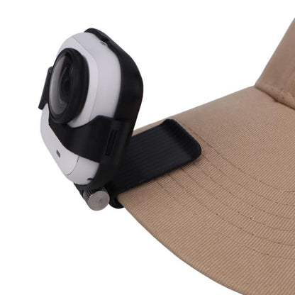 For Insta360 GO Ultra Hat Mount Clip Adjustable Cap Brim Fixing Bracket For First-Person Perspective Filming