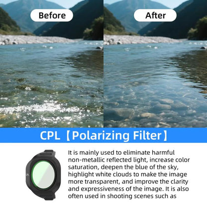 For DJI Mini 5 Pro Drone Magnetic Lens Filters, UV, CPL, ND8, ND16, ND32, ND64, ND256, ND8/PL, ND16/PL, ND32/PL, ND64//PL, ND256/PL, CPL+ND8+ND16, CPL+ND16+ND32, UV+CPL+ND8, UV+CPL+ND16, CPL+ND8/PL+ND16/PL, ND8+ND16+ND32+ND64...