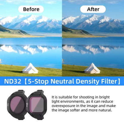 For DJI Mini 5 Pro Drone Magnetic Lens Filters, UV, CPL, ND8, ND16, ND32, ND64, ND256, ND8/PL, ND16/PL, ND32/PL, ND64//PL, ND256/PL, CPL+ND8+ND16, CPL+ND16+ND32, UV+CPL+ND8, UV+CPL+ND16, CPL+ND8/PL+ND16/PL, ND8+ND16+ND32+ND64...