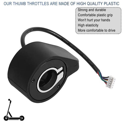 Scooter Finger Picks Speed Controller Throttle Knob Assembly Accessories, For HX X6 20cm, For HX X7 9cm, For HX X8 16cm