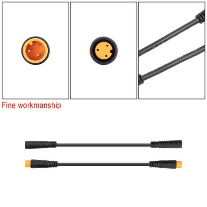 For Electric Bicycle Thumb Throttle 3 Pin Extension Cable Waterproof Wire Plugs, Female, Male, Male To Female