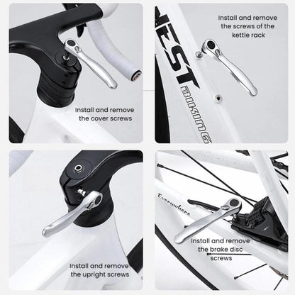 WEST BIKING Multi-Function Hexagonal Bicycle Repair Wrench Tool Set