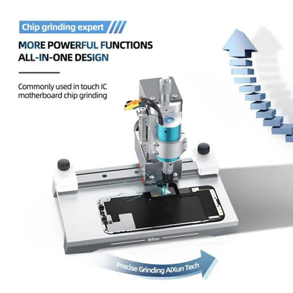 AiXun 2nd Generation Intelligent BGA Chip Polisher Phone Motherboard Automatic Repair Screen IC Degumming Machine, US Plug, EU Plug