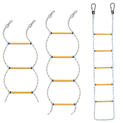 Multifunctional Resin Training Rope Ladder For Boat Climbing, White 1m, White 1.4m, White 1.8m