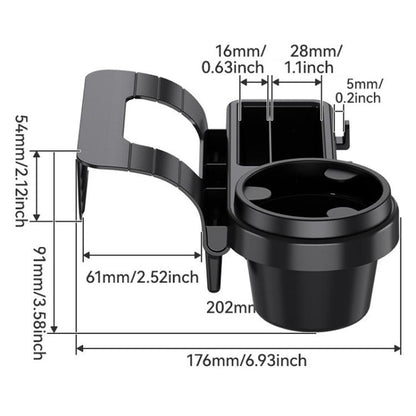 SHUNWEI Multifunctional Door Storage Cup Holder Mobile Phone Slot Storage Box