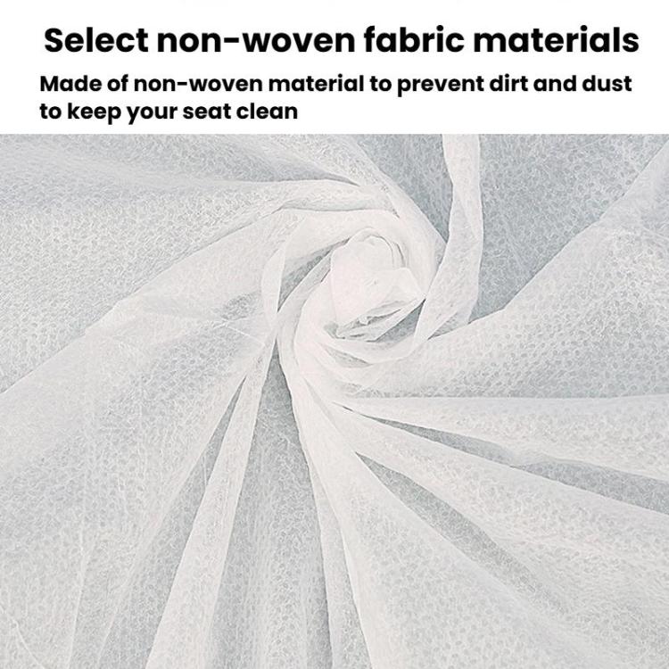 10pcs Disposable Seat Cover Disposable Non-Woven Train Seat Cover Anti-Dirt Dust-Proof Protective Seat Cushion, Without Armrests, With Armrests