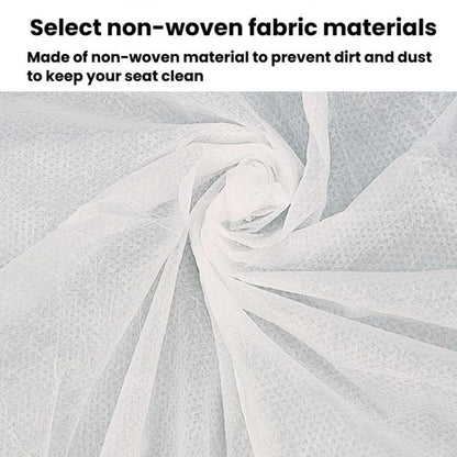 10pcs Disposable Seat Cover Disposable Non-Woven Train Seat Cover Anti-Dirt Dust-Proof Protective Seat Cushion, Without Armrests, With Armrests