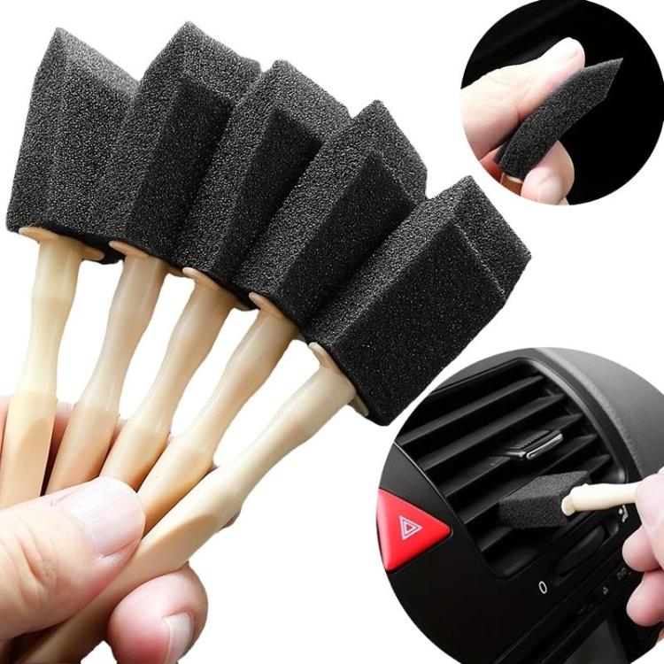 10pcs Car Air Conditioner Detail Cleaning Brush Car Interior Scrub Brush