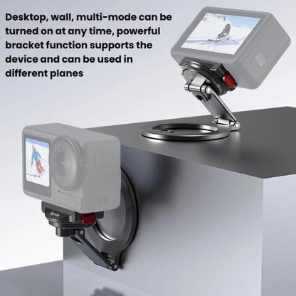 For DJI Osmo Action 3 / 4 / 5 Pro / Osmo 360 Flymile Quick-Release Magnetic Mount, OM12