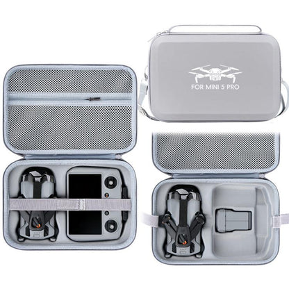 For DJI Mini 5 Pro & RC 2 PU Storage Bag Shoulder Carrying Bag, PU Shoulder Bag