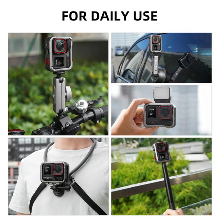 For Insta360 Ace Pro / Ace Pro 2 Flymile Rabbit Cage Metal Protective Frame Extension Action Camera Accessories, For Insta360 Ace Pro / Ace Pro 2