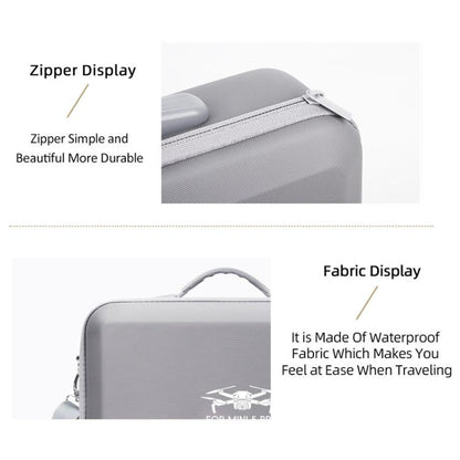 For DJI Mini 5 Pro Fly More All-in-one PU Organizer Bag Portable Travel Shoulder Bag
