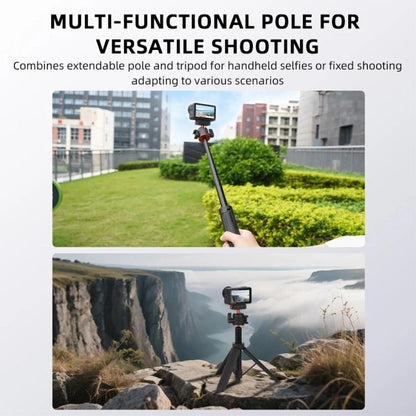 Flymile AC5012_5 Extended Selfie Stick Holder Magnetic Quick Release Tripod, AC5012_5