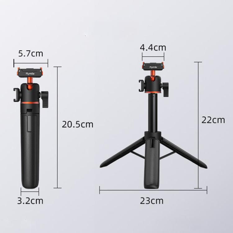 Flymile AC5012_5 Extended Selfie Stick Holder Magnetic Quick Release Tripod, AC5012_5