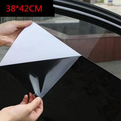 2pcs Car Heat-Insulating Sun-Shielding Static Cling Film Side Window Light-Blocking Sun Protection Film, 42 x 38cm