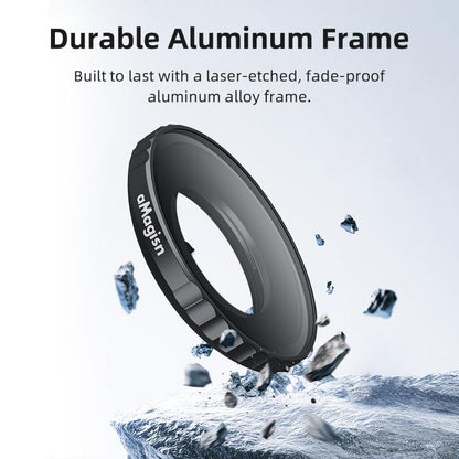 For Insta360 GO Ultra aMagisn Waterproof Filter Aluminum Alloy Frame Anti-fog Lens, UV, CPL, ND8/16/32/64, ND8/16/32+CPL