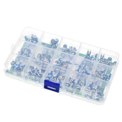 150pcs /Set 6mm Adjustable Resistor Box Lit, 150pcs /Set