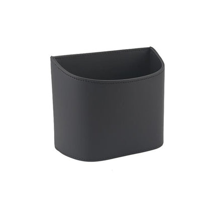 Hanging Leather Car Trash Can Multifunctional Storage Box