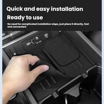 Anti-Slip Dust-Resistant Wireless Charging Silicone Mat For 2024 Hyundai Santa Fe
