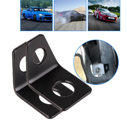 2pcs L-shaped Seat Belt Anchor For Automotive Modification