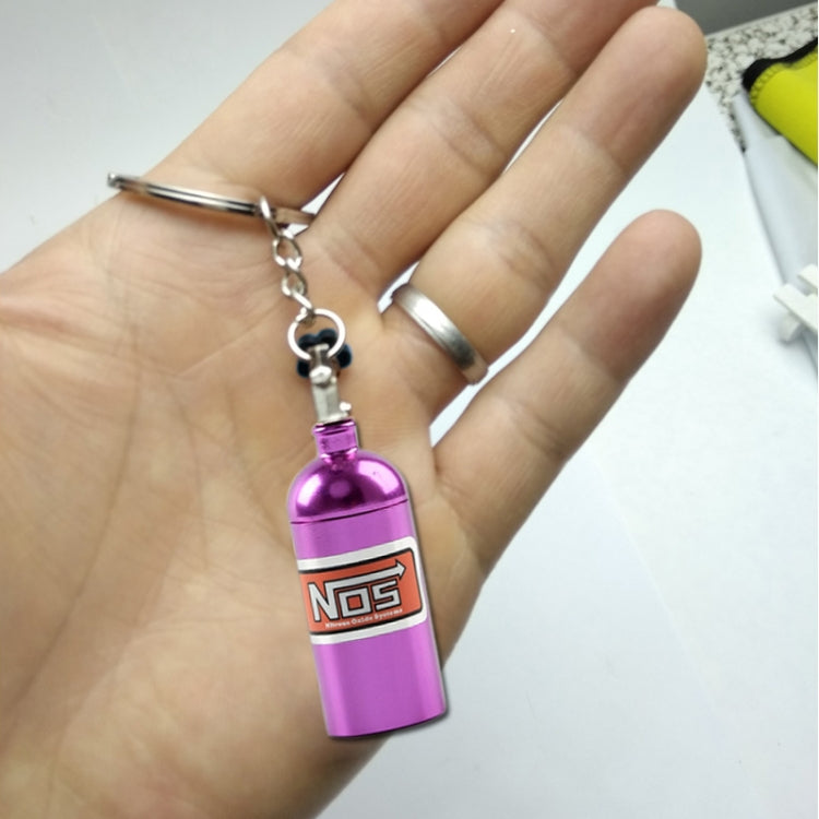 2 PCS Fashion Metal Keyring Car Keychain Auto Key Chain Key Ring, Black, Blue, White, Red, Purple, Gold, Green