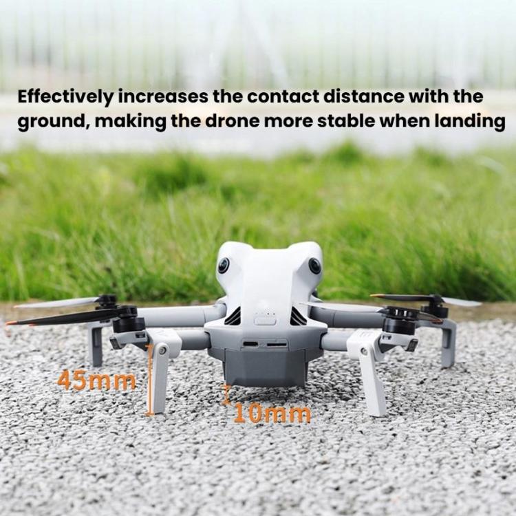 For DJI Mini 5 Pro 1pair Drone Height-Extending Landing Gear Foldable Non-Detachable Protective Bracket