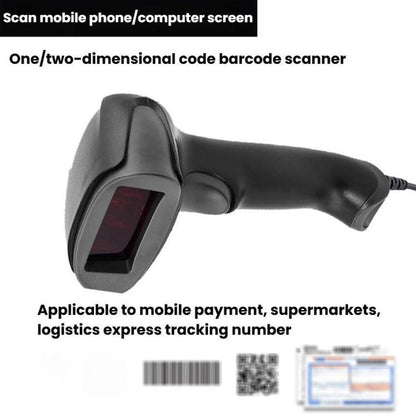 NETUM Barcode Scanner Supermarket  Retail Store QR Code Scanner, Wired Red Light, Wired Laser, Wired 2D