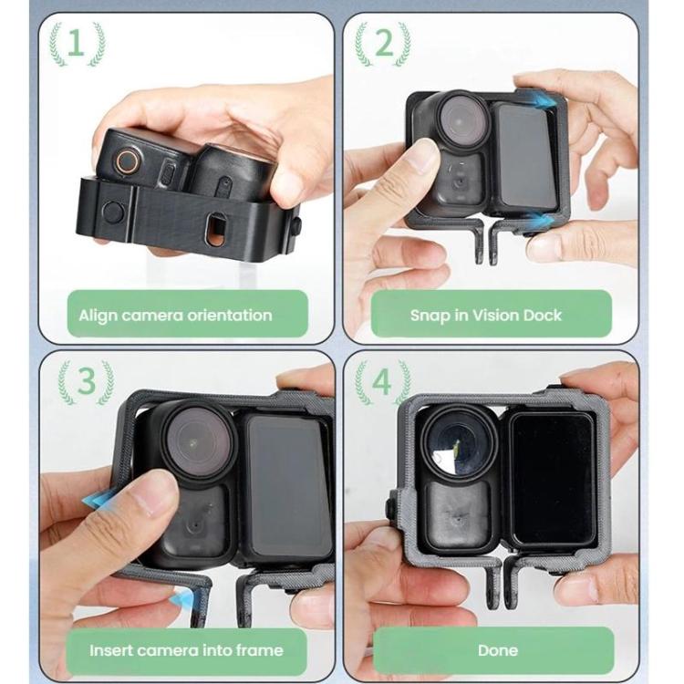 For DJI Osmo Nano Camera Plastic Cage Extended Protective Frame, Plastic Cage