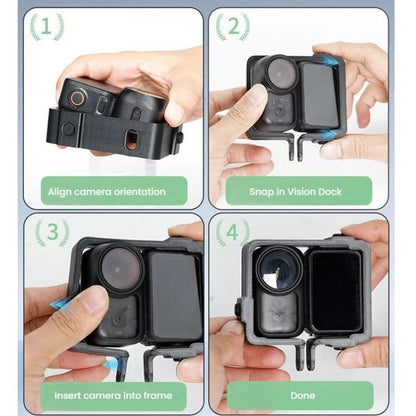 For DJI Osmo Nano Camera Plastic Cage Extended Protective Frame, Plastic Cage