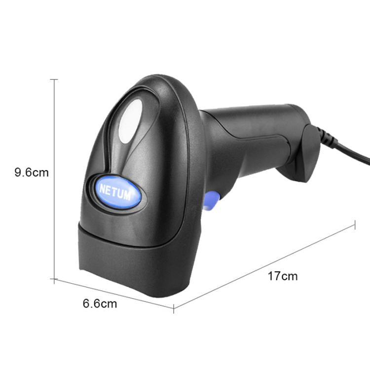 NETUM Quick QR Code Scanner Handheld Supermarket Cashier QR Code Scanner, Wired 2D, Wireless 2D, Wireless 2D+Bluetooth