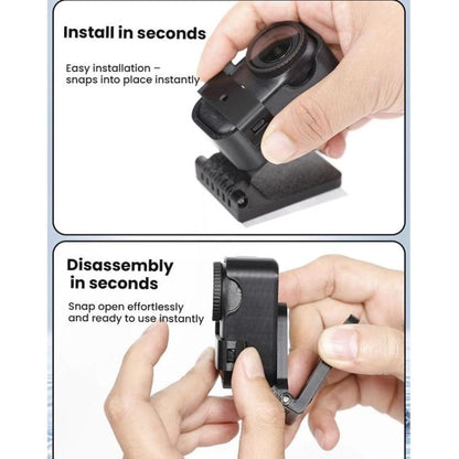 For DJI Osmo Nano Camera Magnetic Backplate Desktop Stand Vertical Holder, Vertical Holder